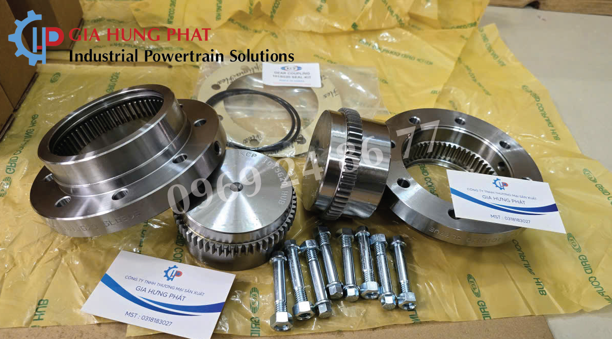Khớp nối răng sử dụng cho thiết bị khai thác mỏ